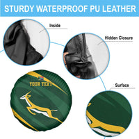 Personalized South Africa Rugby Bokke Spare Tire Cover Minimalism Style