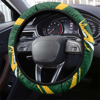 South Africa Rugby Bokke Steering Wheel Cover Minimalism Style