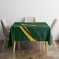 Personalized South Africa Rugby Bokke Tablecloth Minimalism Style
