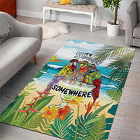 It's 5 o'clock Somewhere Area Rug Beach Party - Wonder Print Shop