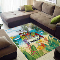 It's 5 o'clock Somewhere Area Rug Beach Party - Wonder Print Shop