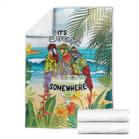 It's 5 o'clock Somewhere Blanket Beach Party - Wonder Print Shop