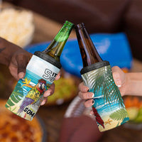 It's 5 o'clock Somewhere 4 in 1 Can Cooler Tumbler Beach Party - Wonder Print Shop