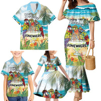 It's 5 o'clock Somewhere Family Matching Mermaid Dress and Hawaiian Shirt Beach Party - Wonder Print Shop