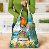 It's 5 o'clock Somewhere Grocery Bag Beach Party - Wonder Print Shop