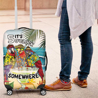It's 5 o'clock Somewhere Luggage Cover Beach Party - Wonder Print Shop