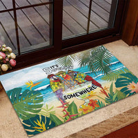 It's 5 o'clock Somewhere Rubber Doormat Beach Party - Wonder Print Shop