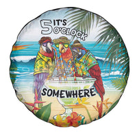 It's 5 o'clock Somewhere Spare Tire Cover Beach Party - Wonder Print Shop