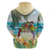 It's 5 o'clock Somewhere Zip Hoodie Beach Party - Wonder Print Shop