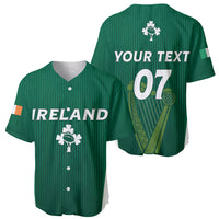 Personalised Ireland Rugby Baseball Jersey World Cup 2023 GO Shamrocks LT7 - Wonder Print Shop