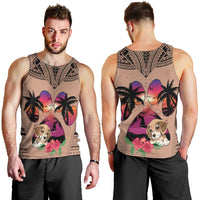 polynesian-men-tank-top-dog-lover-with-beagle-sunset-at-the-beach-brown-ver