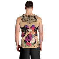 polynesian-men-tank-top-dog-lover-with-german-shepherd-sunset-at-the-beach