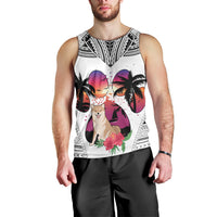 polynesian-men-tank-top-dog-lover-with-shiba-inu-sunset-at-the-beach-white-ver