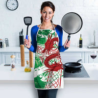 Wales Cymru Am Byth Apron Celtic Dragon Triskelion - Wonder Print Shop
