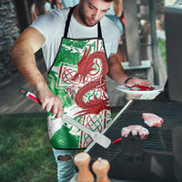Wales Cymru Am Byth Apron Celtic Dragon Triskelion - Wonder Print Shop