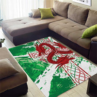 Wales Cymru Am Byth Area Rug Celtic Dragon Triskelion - Wonder Print Shop