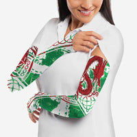 Wales Cymru Am Byth Arm Sleeves Celtic Dragon Triskelion - Wonder Print Shop