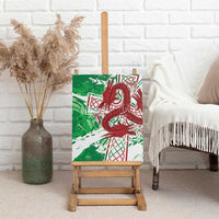Wales Cymru Am Byth Canvas Wall Art Celtic Dragon Triskelion - Wonder Print Shop