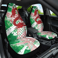Wales Cymru Am Byth Car Seat Cover Celtic Dragon Triskelion - Wonder Print Shop