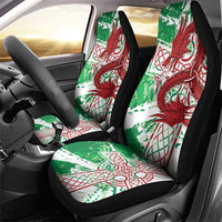 Wales Cymru Am Byth Car Seat Cover Celtic Dragon Triskelion - Wonder Print Shop