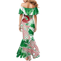 Wales Cymru Am Byth Family Matching Mermaid Dress and Hawaiian Shirt Celtic Dragon Triskelion - Wonder Print Shop