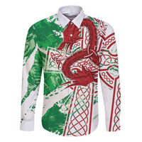 Wales Cymru Am Byth Family Matching Puletasi and Hawaiian Shirt Celtic Dragon Triskelion - Wonder Print Shop