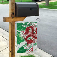 Wales Cymru Am Byth Garden Flag Celtic Dragon Triskelion - Wonder Print Shop