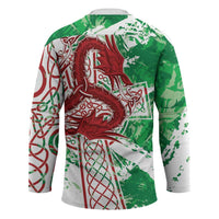 Wales Cymru Am Byth Hockey Jersey Celtic Dragon Triskelion - Wonder Print Shop