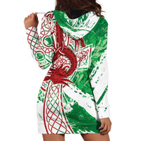 Wales Cymru Am Byth Hoodie Dress Celtic Dragon Triskelion - Wonder Print Shop