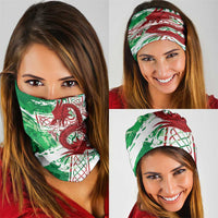Wales Cymru Am Byth Neck Gaiter Celtic Dragon Triskelion - Wonder Print Shop