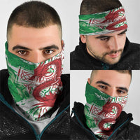 Wales Cymru Am Byth Neck Gaiter Celtic Dragon Triskelion - Wonder Print Shop