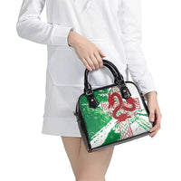 Wales Cymru Am Byth Shoulder Handbag Celtic Dragon Triskelion - Wonder Print Shop