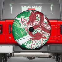 Wales Cymru Am Byth Spare Tire Cover Celtic Dragon Triskelion - Wonder Print Shop
