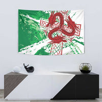 Wales Cymru Am Byth Tapestry Celtic Dragon Triskelion - Wonder Print Shop