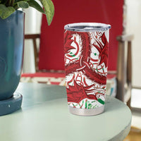 Wales Cymru Am Byth Tumbler Cup Celtic Dragon Triskelion - Wonder Print Shop