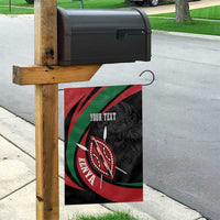 Kenya Mashujaa Day Personalized Garden Flag Lion Warrior with Masai Shield - Wonder Print Shop