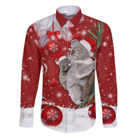 Australia Christmas Family Matching Short Sleeve Bodycon Dress and Hawaiian Shirt Santa Koala Ver02 - Wonder Print Shop