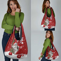 Australia Christmas Grocery Bag Santa Koala Ver02