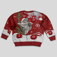 Australia Christmas Kid Ugly Christmas Sweater Santa Koala Ver02 - Wonder Print Shop