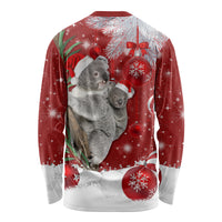Australia Christmas Long Sleeve Shirt Santa Koala Ver02 - Wonder Print Shop