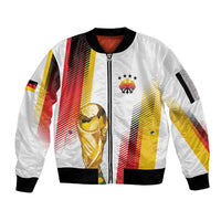 Germany Custom WC2026 Die Nationalelf Sleeve Zip Bomber Jacket - Wonder Print Shop
