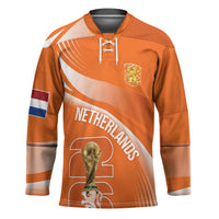 Netherlands Custom Orange Lions WC2026 Hockey Jersey - Wonder Print Shop