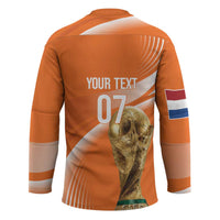 Netherlands Custom Orange Lions WC2026 Hockey Jersey - Wonder Print Shop