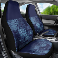 Yoruba Adire Eleko Patterns Car Seat Cover Indigo Vintage