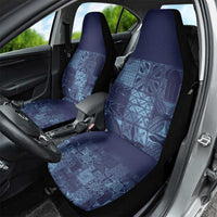 Yoruba Adire Eleko Patterns Car Seat Cover Indigo Vintage
