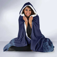 Yoruba Adire Eleko Patterns Hooded Blanket Indigo Vintage