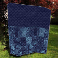 Yoruba Adire Eleko Patterns Quilt Indigo Vintage