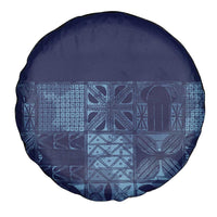 Yoruba Adire Eleko Patterns Spare Tire Cover Indigo Vintage