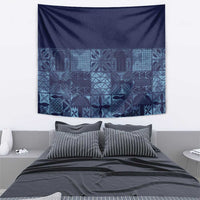 Yoruba Adire Eleko Patterns Tapestry Indigo Vintage