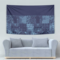 Yoruba Adire Eleko Patterns Tapestry Indigo Vintage